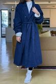 Mercer Soft Twill Trench Navy /20 =